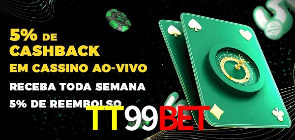 Promoções do cassino ao Vivo TT99Bet